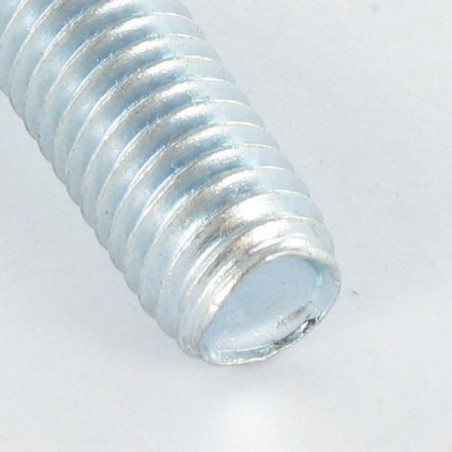 1 x Tornillo autorroscante cabeza hexagonal resalto reborde dentado M10X40 Acero cincado blanco