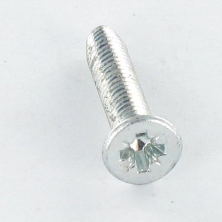 1 x Tornillo autorroscante cabeza fresada/testa svasat M6X35 Pozi PZ5 Acero cincado blanco