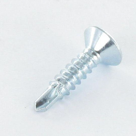 1 x Tornillo autoperforante cabeza fresada/testa svasat EMP cuadrado Huella cuadrada 2 4.8X19 Acero cincado blanco