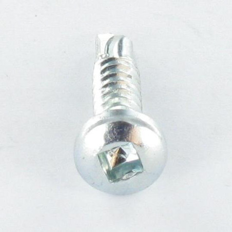 1 x Tornillo autoperforante cabeza cilíndrica EMPR cuadrada 3.9X19 Acero cincado blanco Huella cuadrada 2