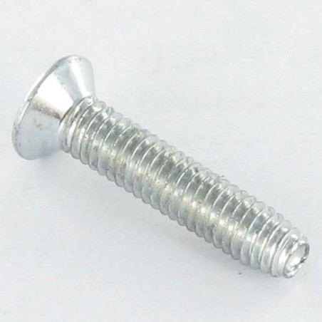 1 x Tornillo autorroscante cabeza fresada/testa svasat M4X8 Pozi PZ4 Acero cincado blanco