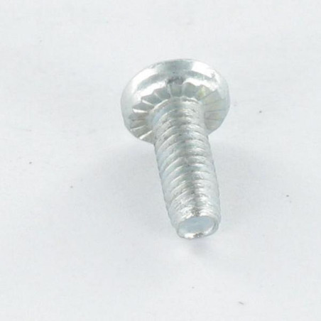 1 x Tornillo autorroscante cabeza cilíndrica TORX roscado en ranura 4X10 dentado Acero cincado blanco