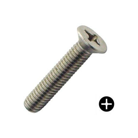 1 x Tornillo autorroscante Varilla roscada metales cabeza fresada/testa svasat phillips Acero cincado blanco 1.4X6
