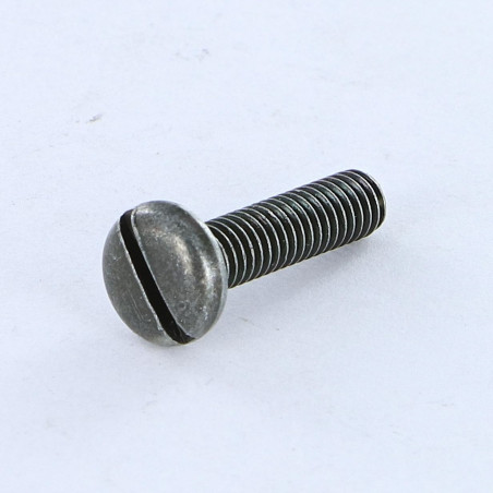 1 x Tornillo metales cabeza cilíndrica ancha ranura M4X16 Acero cincado blanco Verde OLIV