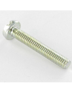 Tornillo metales cabeza cilíndrica ancha ranura M4X25... 2