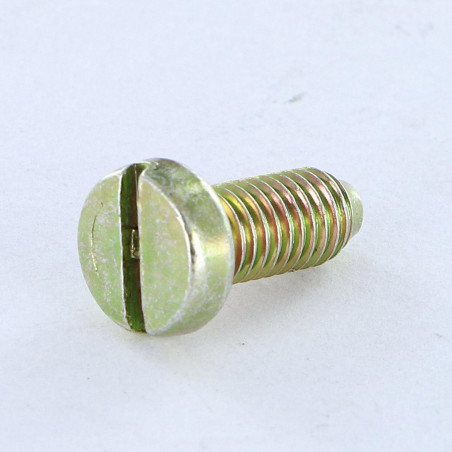 1 x Tornillo metales cabeza cilíndrica ancha ranura M5X12 BP Bicromato
