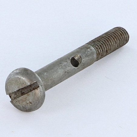 1 x Tornillo metales cabeza cilíndrica ancha ranura M8X60 perforada 3.8 Acero bruto