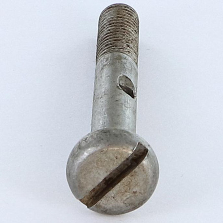 1 x Tornillo metales cabeza cilíndrica ancha ranura M8X60 perforada 3.8 Acero bruto
