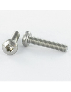 Tornillo metales cabeza abovedada ancha M3X6 TORX T10...
