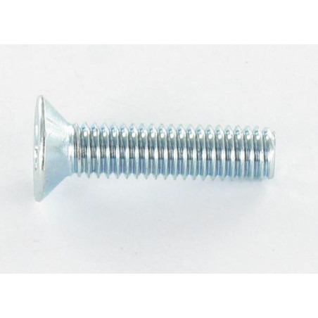 1 x Tornillo metales cabeza fresada/testa svasat TORX T10 M3X10 Clase 4.8 Acero cincado blanco microtornillo
