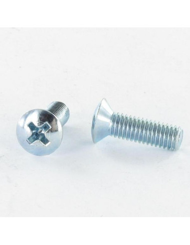 1 x Tornillo metales cabeza fresada abombada...