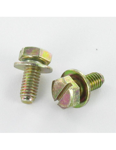 1 x Tornillo metales cabeza hexagonal ranura...