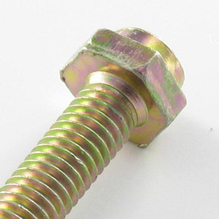 1 x Tornillo cassette cabeza hexagonal Pozi M6X45 Pozi 2 clase 6.8 Bicromato