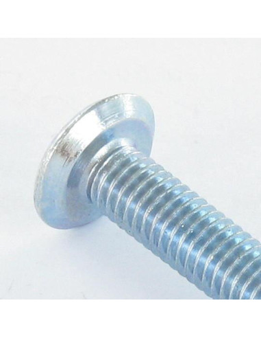 1 x Tornillo metales plano Pozi M6X60 punta...