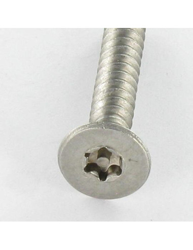1 x Tornillo chapa Seguridad Inoxidable A2...