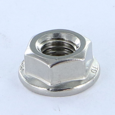 1 x Tuerca hexagonal Inoxidable A2 resalto liso M8