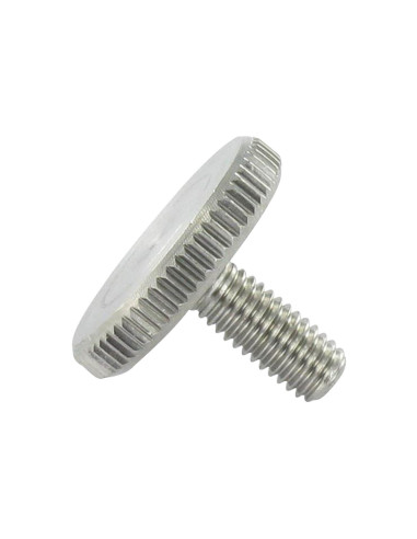 1 x Tornillo metales fresada baja Inoxidable A1...