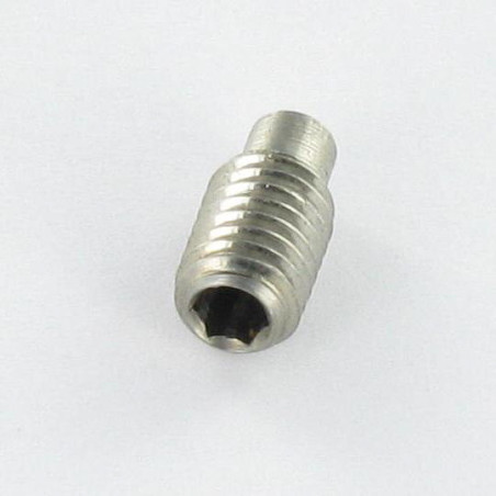 1 x Tornillo metales Inoxidable A2 sin cabeza seis lados hueco M4X8 llave de 2 punta espiga