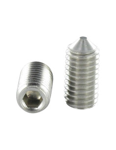 Tornillo metales Inoxidable A2 sin cabeza seis lados...