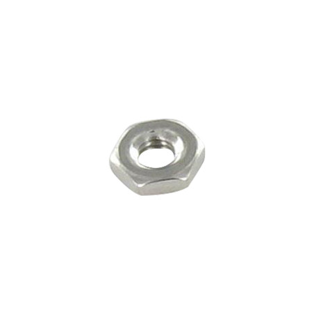 1 x Tuerca hexagonal baja hm/contratuerca M8 grosor 4 Inoxidable A2
