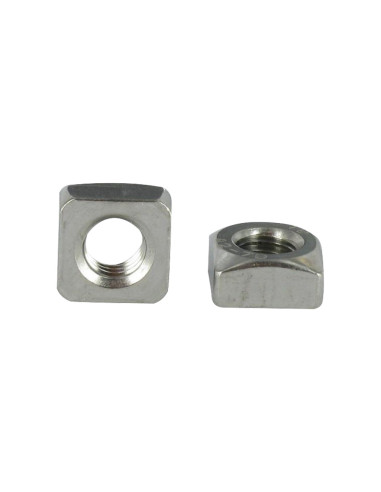 1 x Tuerca cuadrado Inoxidable A2 M10 17X17X8
