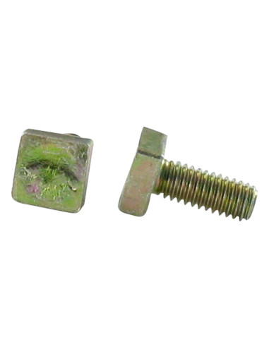 1 x Tornillo metales cabeza cuadrada 4X10 Acero...
