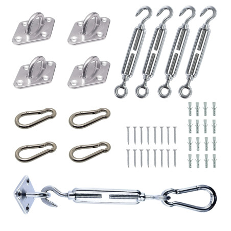 1 x Kit fijacion toldo vela Inox