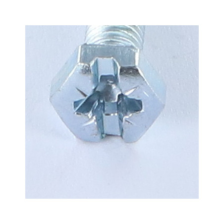 1 x Cuerpo de perno roscado parcial cabeza hexagonal Pozi ranura M6X25 roscado en 22 BTLONGZG