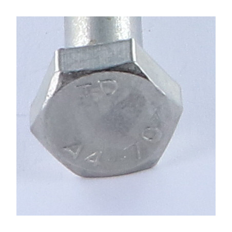 1 x Cuerpo de perno roscado parcial cabeza hexagonal M12X160 Inoxidable A4