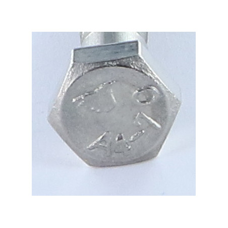 1 x Cuerpo de perno roscado parcial cabeza hexagonal M8X50 Inoxidable A4