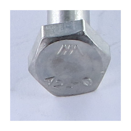 1 x Cuerpo de perno roscado parcial Inoxidable A2 cabeza hexagonal M6X100