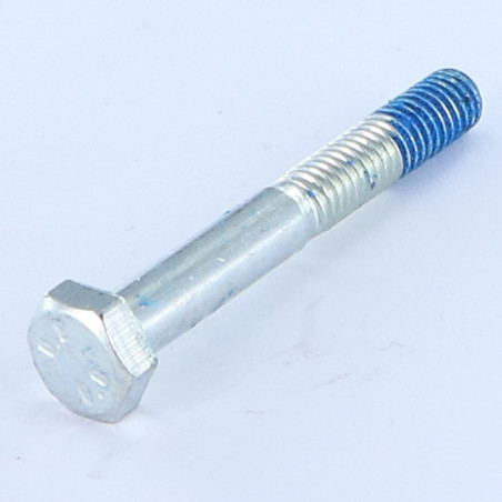 1 x Cuerpo de perno roscado parcial cabeza hexagonal M6X45 Clase 8.8 Acero cincado blanco Freno rosca