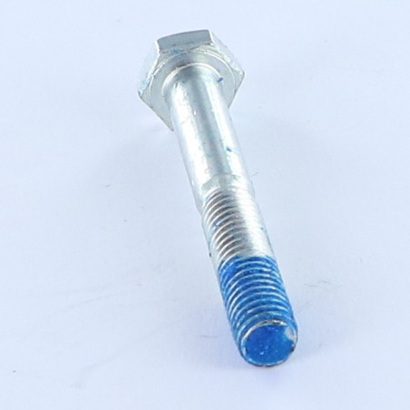 1 x Cuerpo de perno roscado parcial cabeza hexagonal M6X45 Clase 8.8 Acero cincado blanco Freno rosca