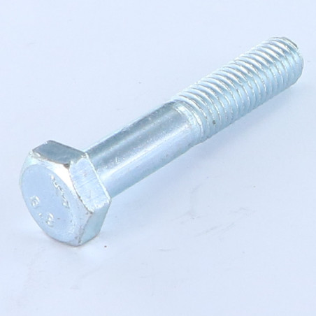 1 x Cuerpo de perno roscado parcial cabeza hexagonal M5X30 Clase 8.8 Acero cincado blanco