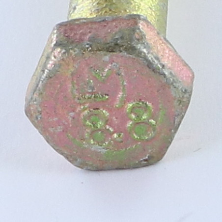 1 x Cuerpo de perno roscado parcial cabeza hexagonal M12X215 roscado en 50 Clase 8.8 Bicromato