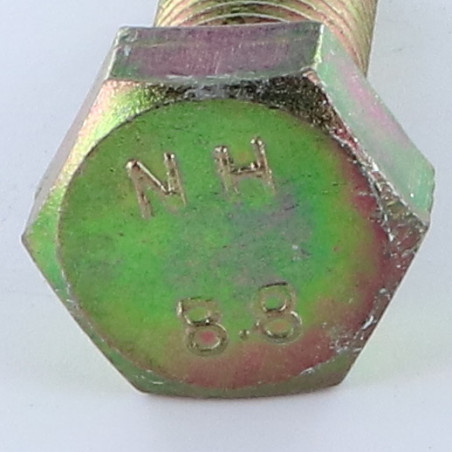 1 x Cuerpo de perno roscado parcial cabeza hexagonal M20X90 Clase 8.8 Bicromato
