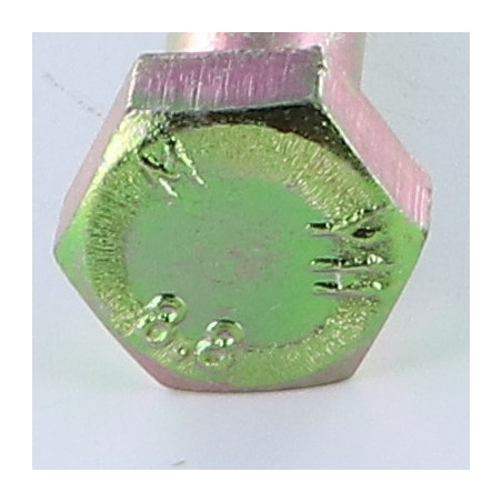 1 x Cuerpo de perno roscado parcial cabeza hexagonal M12X170 Clase 8.8 Bicromato