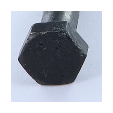 1 x Cuerpo de perno roscado parcial cabeza hexagonal M8X35 roscado en 15 Clase 8.8 Acero cincado negro