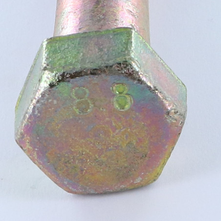 1 x Cuerpo de perno roscado parcial cabeza hexagonal M18X150 roscado en 30 Clase 8.8 Bicromato