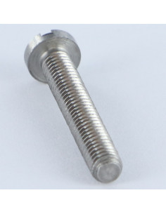 Tornillo metales cabeza abovedada ancha ranura M2X14...
