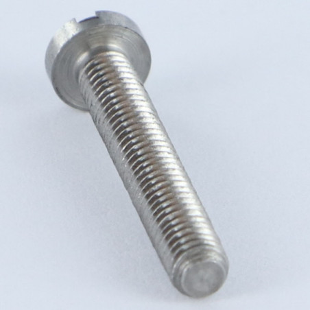 1 x Tornillo metales cabeza abovedada ancha ranura M2X8 Acero bruto microtornillo