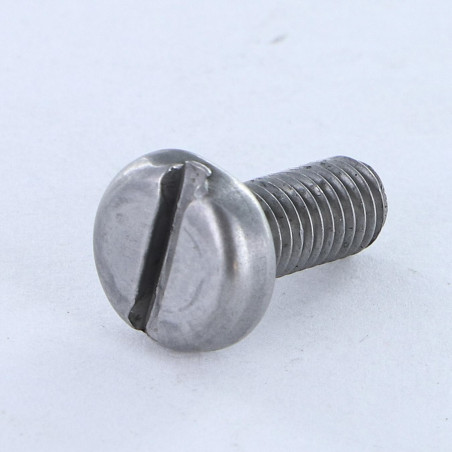 1 x Tornillo metales cabeza cilíndrica ancha ranura M3X30 Acero bruto microtornillo
