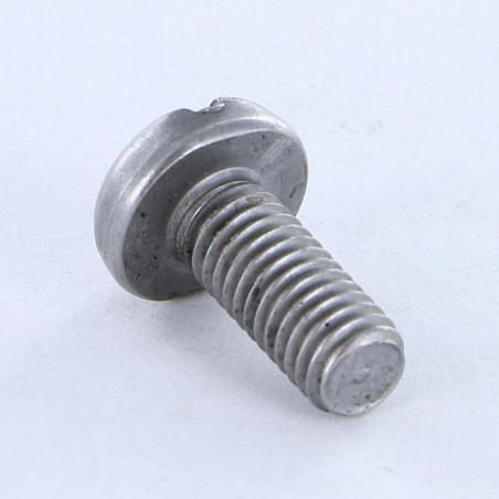 1 x Tornillo metales cabeza cilíndrica ancha ranura M3X30 Acero bruto microtornillo