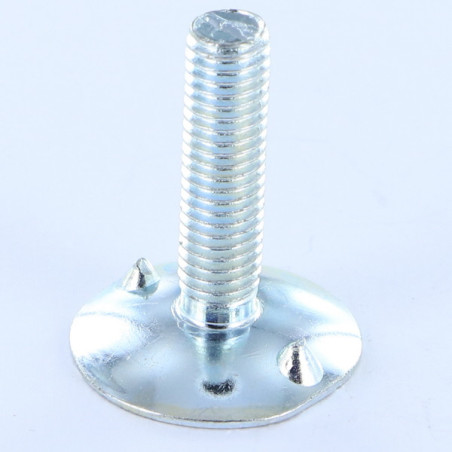 1 x Tornillo metales cabeza fresada/testa svasat M8X30 roscado en 20 2 NICOTRAS Acero cincado blanco Clase 6.8
