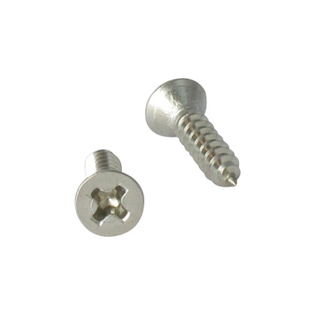 1 x Tornillo chapa cabeza fresada/testa svasat phillips 3.5X25 Inoxidable A2 RAL9005 negro intenso