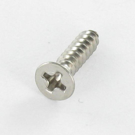 1 x Tornillo chapa cabeza fresada/testa svasat phillips 3.5X16 Inoxidable A2 RAL9005 negro intenso
