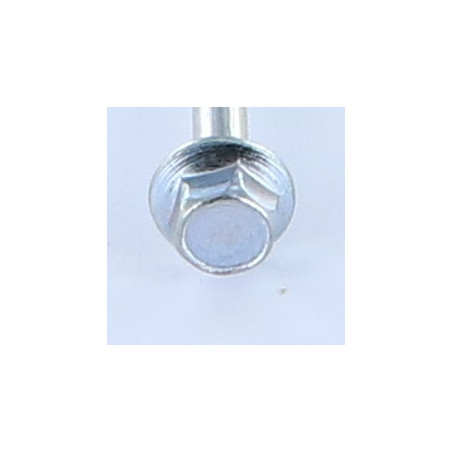 1 x Cuerpo de perno roscado parcial cabeza hexagonal M5X50 roscado en 16 resalto reborde dentado Clase 6.8 Acero cincado