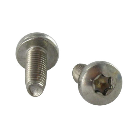 1 x Tornillo autorroscante cabeza cilíndrica abombada TORX T10 M3X12 Inoxidable A2 microtornillo