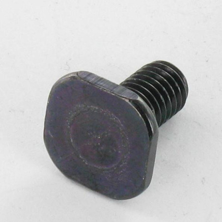 1 x Tornillo metales cabeza cuadrada M6X12 12X12X2 Acero cincado negro