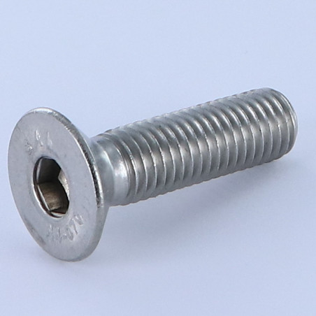 1 x Tornillo metales FHC cabeza fresada cavidad hexagonal hueca llave de 8 M12X50 roscado total Inoxidable A4
